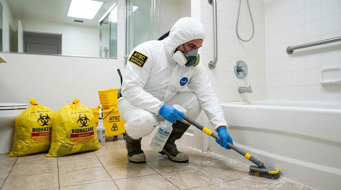 Decontamination equipment deployed for Blood Cleanup in Southfield